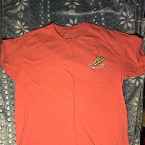 Coral Butterfly Short Sleeve Tee